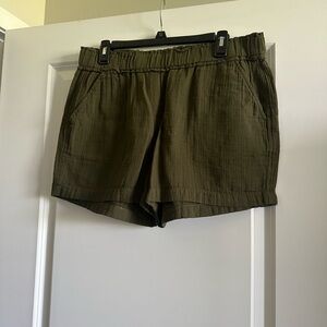 Sonoma Green Cargo Shorts Relaxed Fit Durable